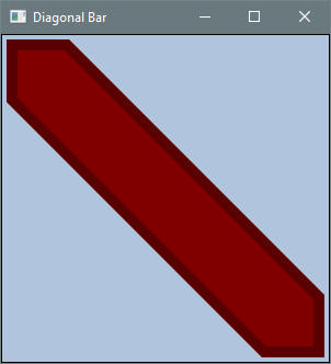 Output 3.8.5c – Diagonal Bar