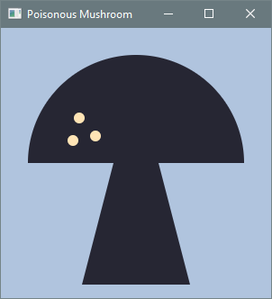 Output 3.8.5d – Poisonous Mushroom