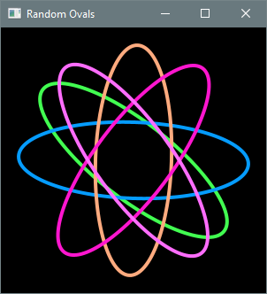 Output 4.2.5 – Random Ovals