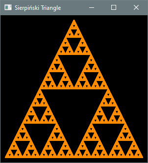 Output 6.2.3 – Fractal window