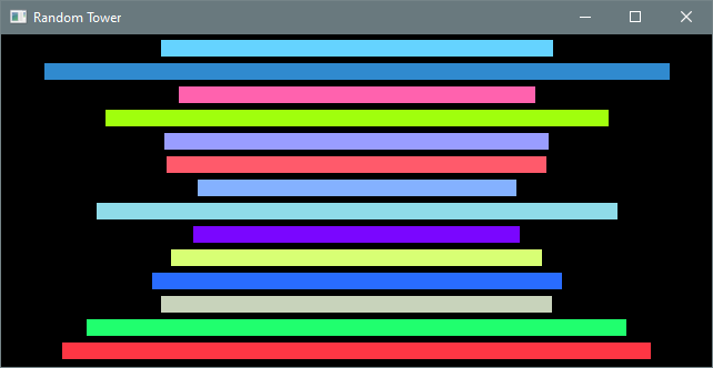 Output 6.5.2e – Random Tower