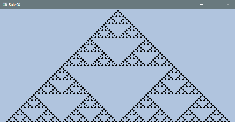 Output 7.4.2b – Rule 90