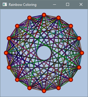 Output 7.5.4e – Rainbow Coloring